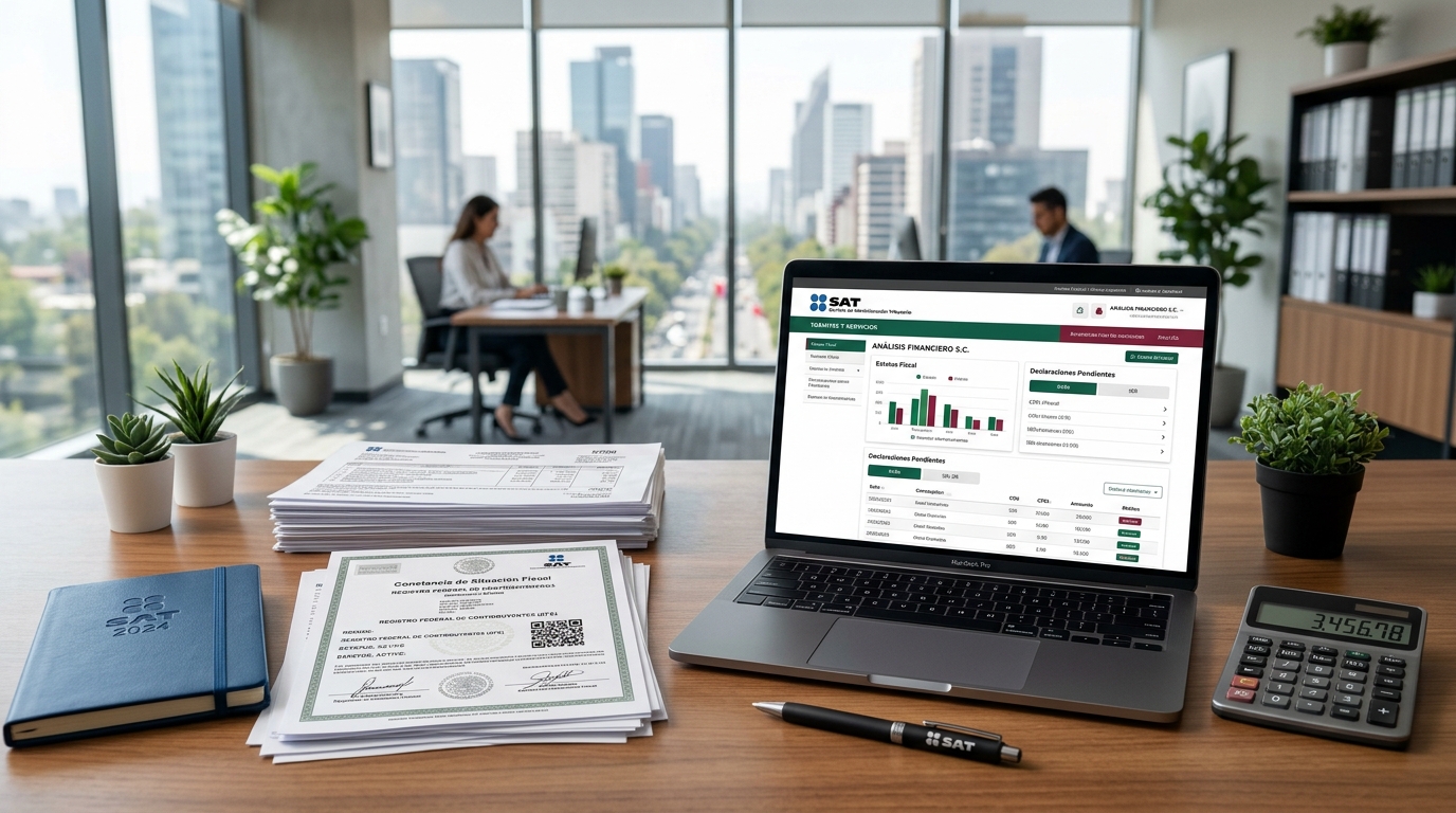 Portal del SAT y trámites de Constancia de Situación Fiscal en México